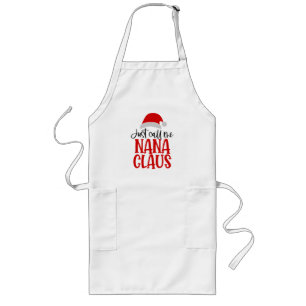 Avental Longo Me Chame De Nana Claus-56768