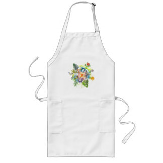 Avental Longo Medicina de meia-idade Mandala Apron
