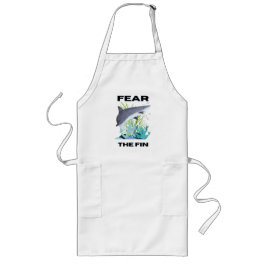 Avental Longo medo do tubarão-barbatana