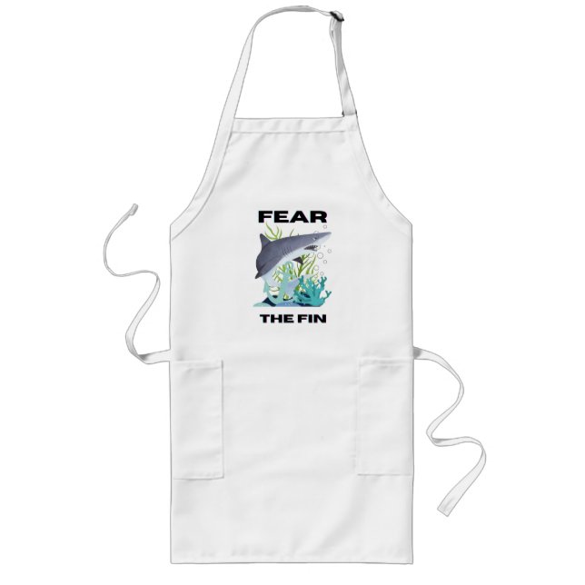 Avental Longo medo do tubarão-barbatana (Frente)