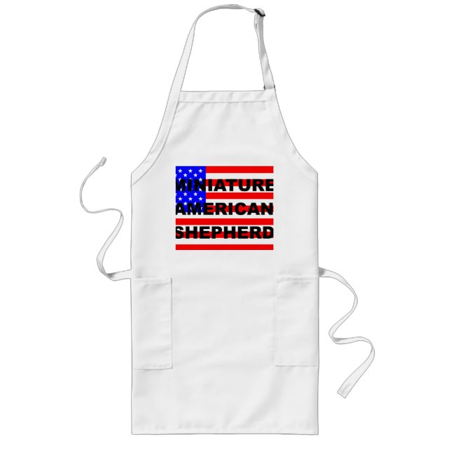 Avental Longo mini am aussie usa flag (Frente)