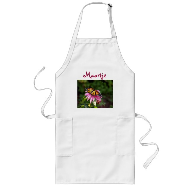 Avental Longo monarca com propagação das asas (Frente)