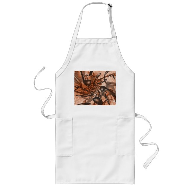 Avental Longo Music Notes Apron (Frente)