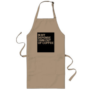AVENTAL LONGO NA MINHA DEFESA, FUI DE CAFÉ