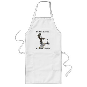 Avental Longo Não lhe é queimado ENEGRECEU!