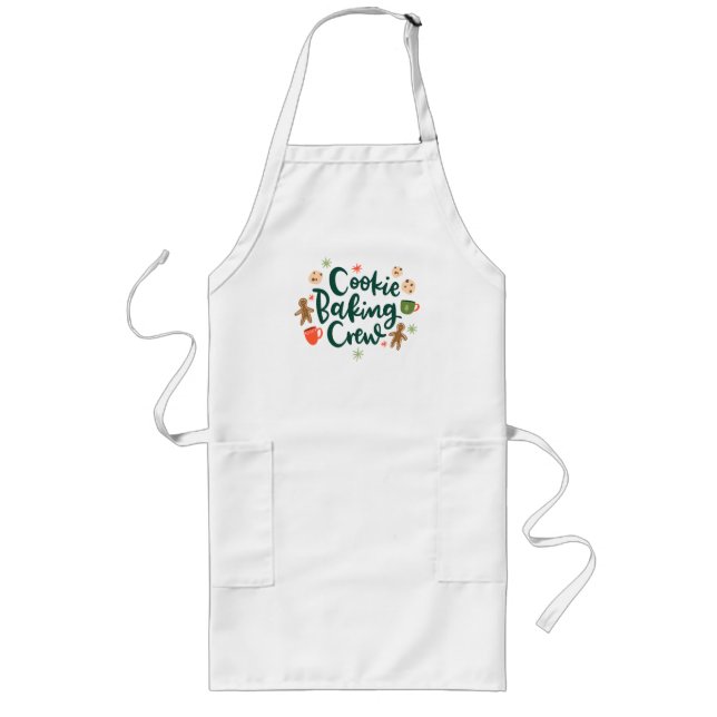 Avental Longo Natal Cookie Crew Holiday Baker Apron (Frente)