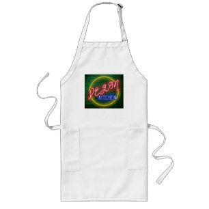 Avental Longo Neon Vegan Kitchen Sinal