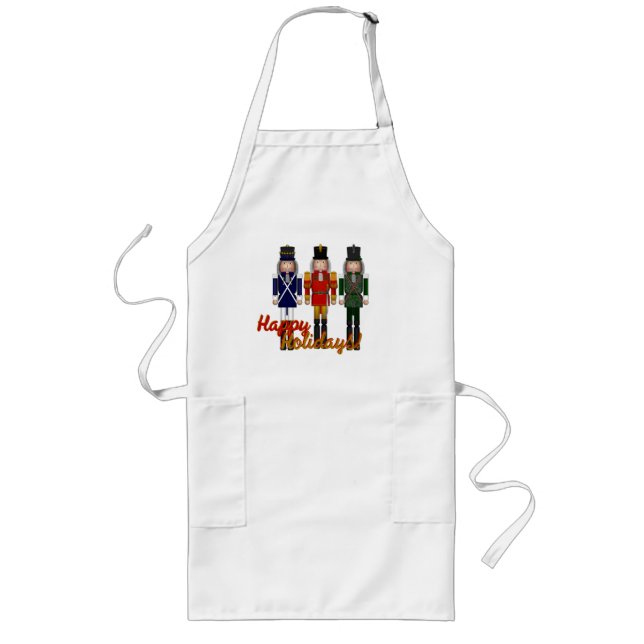 Avental Longo Nutcracker Trio-Vermelho-APRON (Frente)
