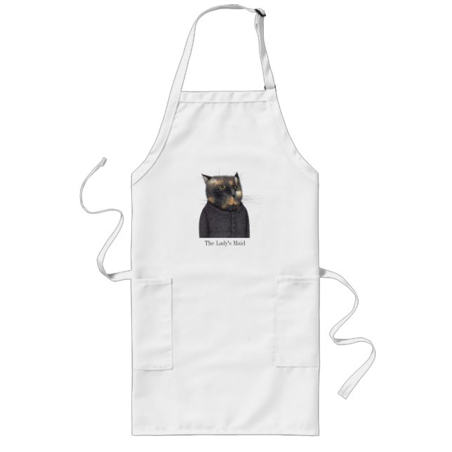 Avental Longo O GATO DA MALHADA, Long Apron (Frente)