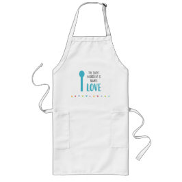 Avental Longo O ingrediente secreto é sempre AMOR - Apron