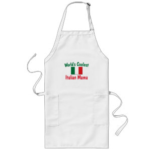 Avental Longo O Mama italiano o mais fresco