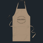 Avental Longo O MELHOR AVÓ DO MUNDO ESTABELECIDO ANO Personaliza<br><div class="desc">Celebre o papel insubstituível de um avô com o Apron "O Melhor Avô do Mundo Estabelecido Ano Personalizado". Este avental personalizado não serve apenas como acessório prático, mas também transmite sua apreciação e amor por um avô que tem um lugar especial em seu coração. O avental apresenta um design clássico...</div>