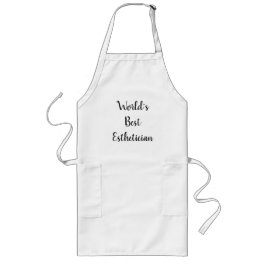 Avental Longo O melhor esthetician do mundo