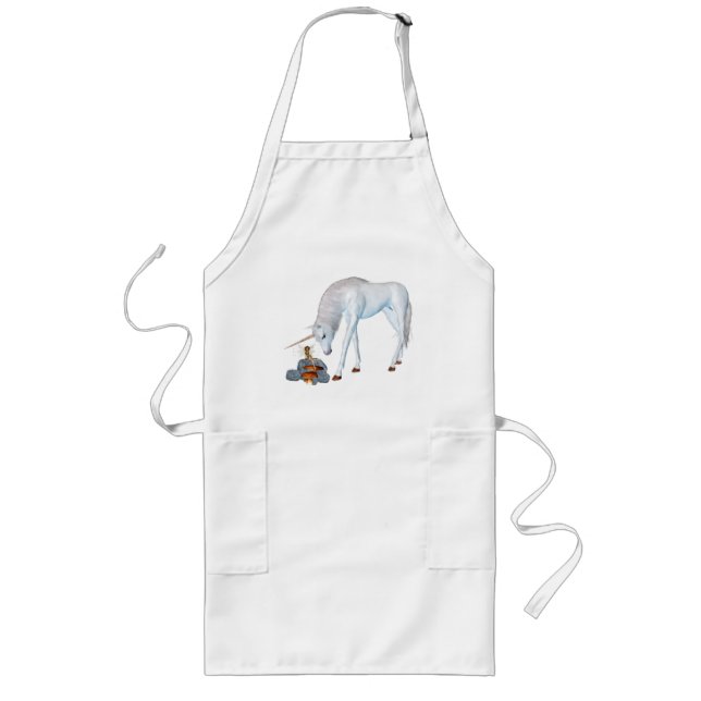 Avental Longo O Unicórnio e a Fada Apron (Frente)