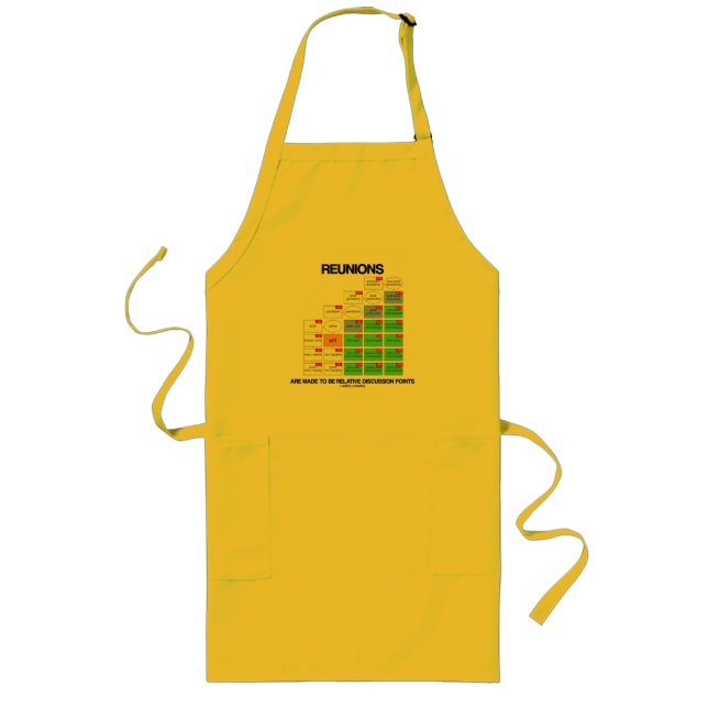 Avental Longo Os Sindicatos São Feitos Como Pontos De Discussão  (Frente)