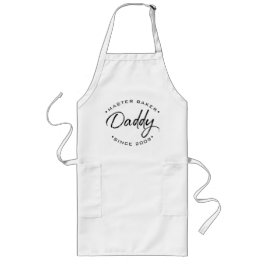 Avental Longo PAI-Baker MESTRE Personalizado Ano Apron Longo