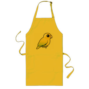 Avental Longo Parrotlet pacífico amarelo