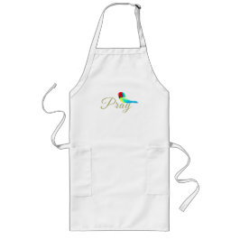 Avental Longo Passarinho de Oração 