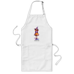 Avental Longo Pastel Cute Witch Girl - Halloween Aestética (2)