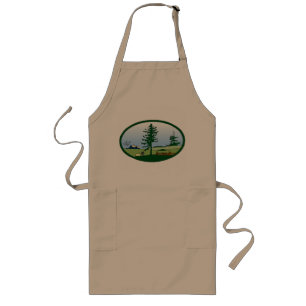 Avental Longo Pastoral Countryside Apron