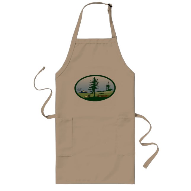 Avental Longo Pastoral Countryside Apron (Frente)