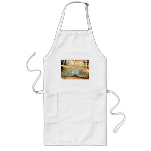 Avental Longo Peacock Apron