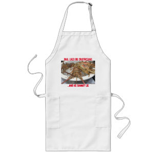 Avental Longo Personalize Sua Lagosta Longa Apron