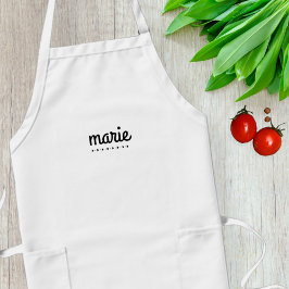 Avental Longo Personalized apron with name / Kitchen apron