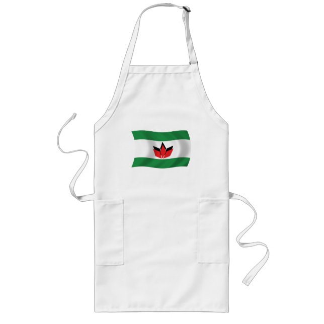 Avental Longo Pessoas Flag Apron húngaro (Frente)