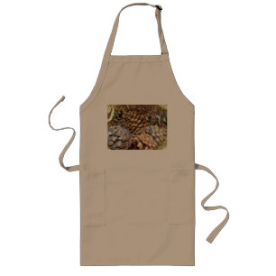 Avental Longo Pine Cones, Long Apron