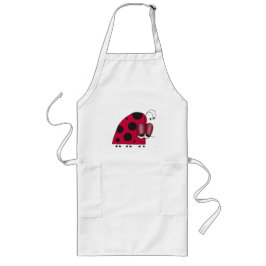 Avental Longo Pintura Engraçada e Euphoric Ladybug