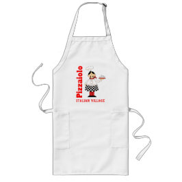 Avental Longo Pizzaiolo Pizza Personalizado Chef Longo Apron