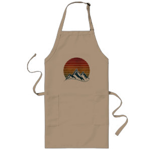AVENTAL LONGO PÔR DO SOL VINTAGE MONTANHA
