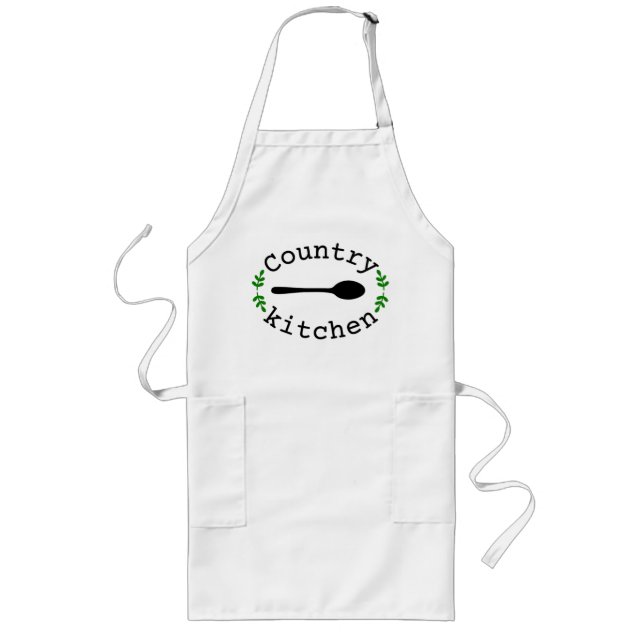 Avental Longo Presente de Cozinha Caseira Country (Frente)