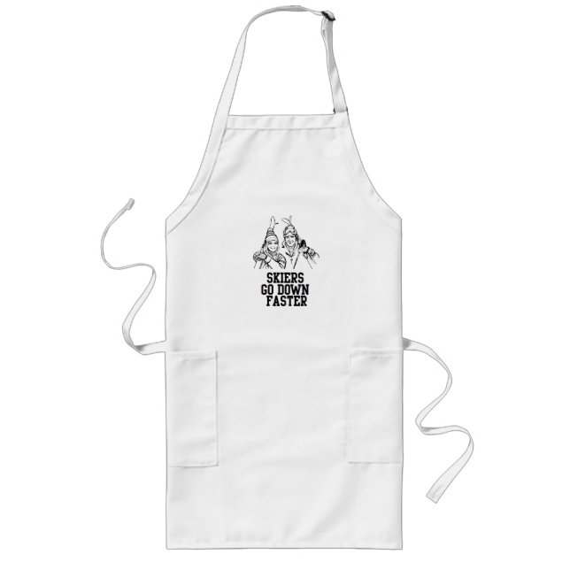 Avental Longo Presentes De churrasco Para Ele Gritando Apron Par (Frente)