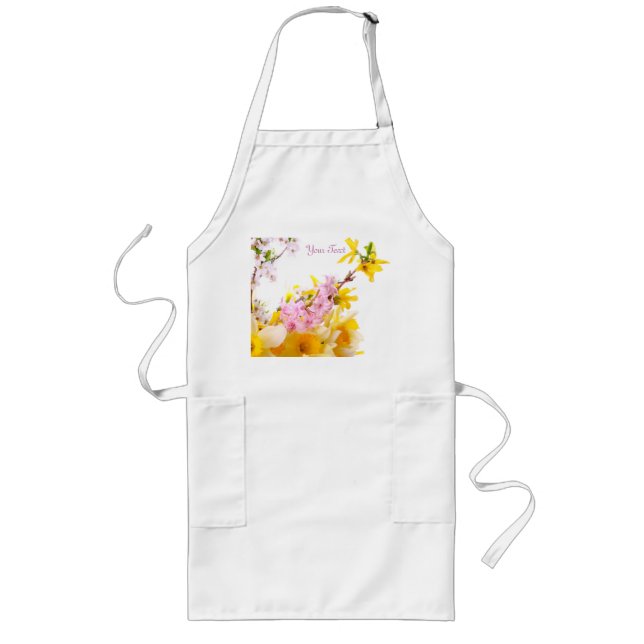 Avental Longo Primavera Blossoms Apron (Frente)