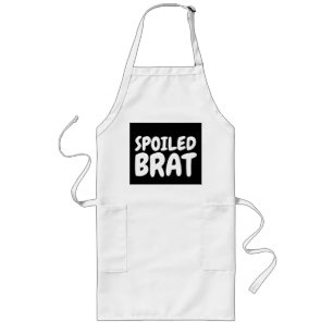 Avental Longo Prons de cozinha de esposa do BRAT