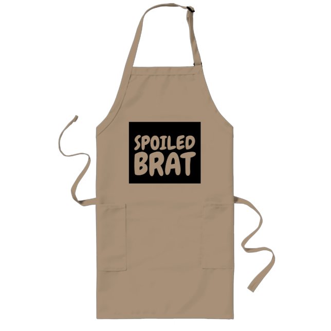 Avental Longo Prons de cozinha de esposa do BRAT (Frente)