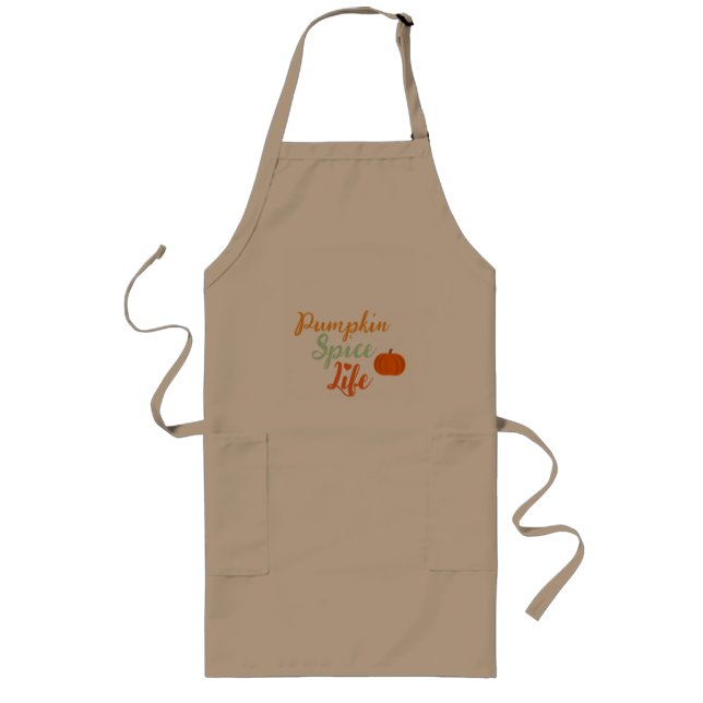 Avental Longo Pumpkin Spice Life (Frente)