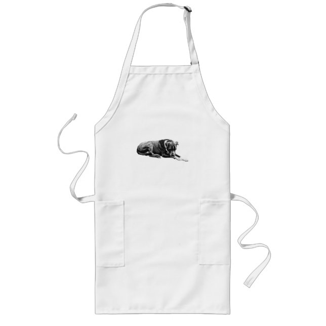 Avental Longo Quiet Kitchen Dog Apron (Frente)
