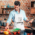 Avental Longo Quoutes de chef engraçados | Texto personalizado<br><div class="desc">Você quer ser chef? Você quer cozinhar algo delicioso? Esta é a melhor camiseta para você! Como se fosse quente,  camiseta de chef e amantes de cozinhar que amam fazer uma comida deliciosa.</div>