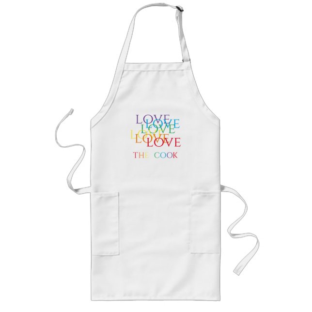 Avental Longo RAINBOW AMOR Long Apron (Frente)