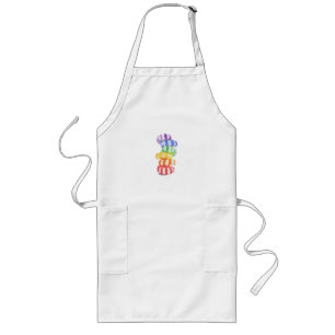 Avental Longo RAINBOW CANDY Long Apron