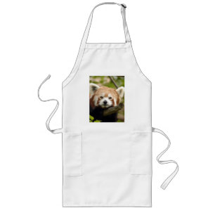 Avental Longo red-panda-004, panda vermelha