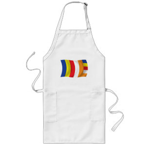Avental Longo Religião Budista Flag Apron