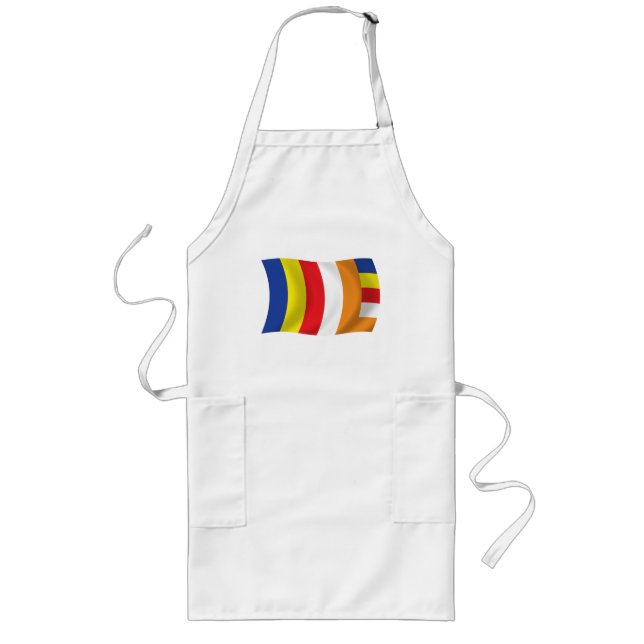 Avental Longo Religião Budista Flag Apron (Frente)