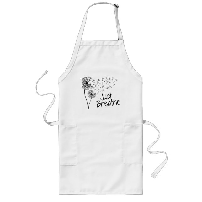 Avental Longo Respire o Apron por Posh Little Finds (Frente)