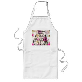 Avental Longo Retro Apron com citação divertida do Gossip