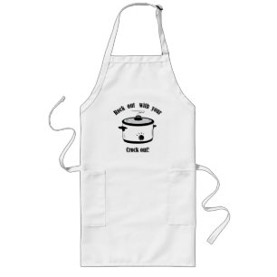 Avental Longo Rock Out Funny Crock Pote Apron