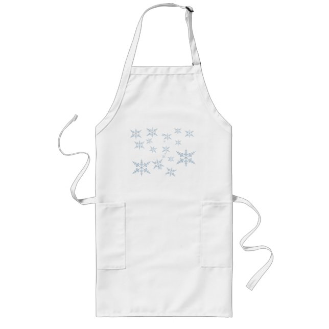 Avental Longo Snowflakes Apron (Frente)